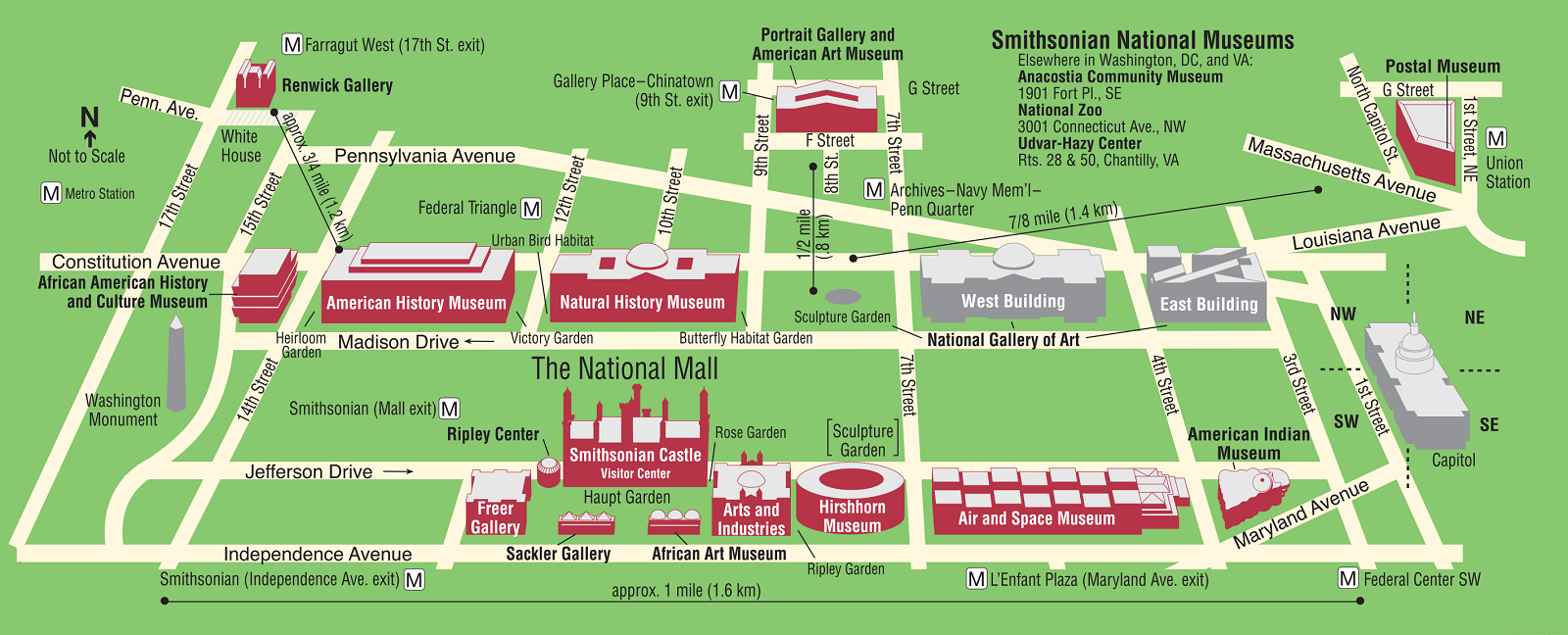 Smithsonian Mall Map 2018 Med 